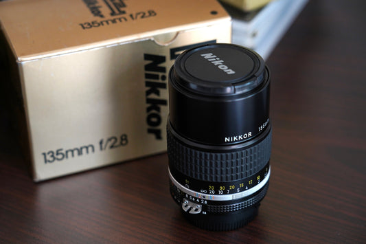 Nikon Ai-s Nikkor 135mm F/2.8 MF Prime Telephoto Lens
